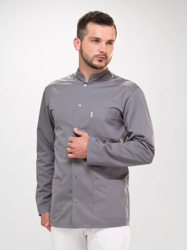 Olaf-medicinska-bluza-grafitna-dugi-rukav